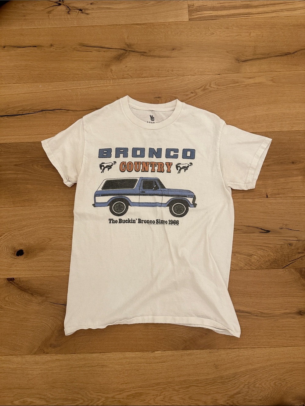 Junk Food Clothing Bronco Country Tee size XS